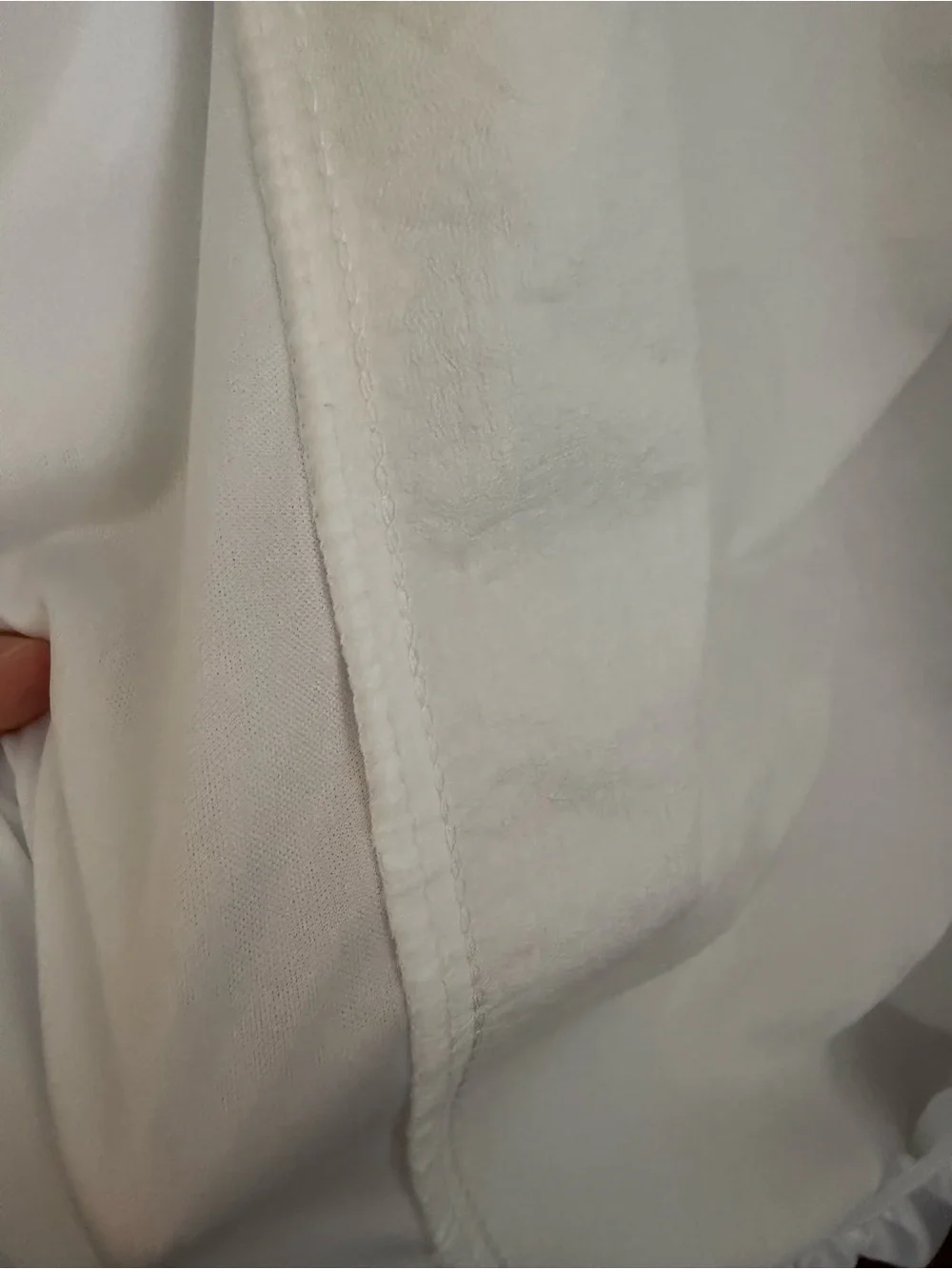 White Mattress protector - Soft Fitted size TWIN